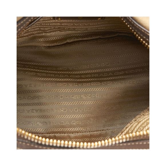 Pre Loved Prada Canapa Logo Satchel - Picture 5 of 8